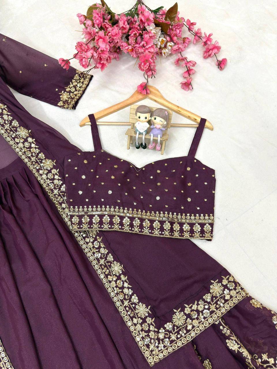 INDOWESTERN VF 227 GEORGETTE Lehenga choli bulk order suppliers in pune